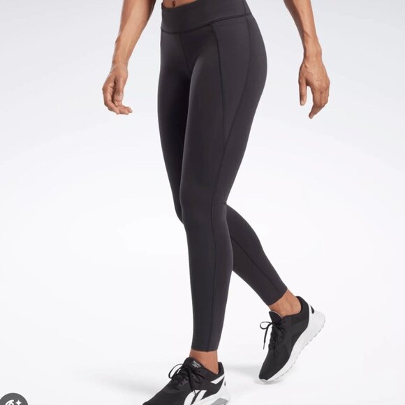 Reebok Black Speedwick Leggings - Picture 1 of 6